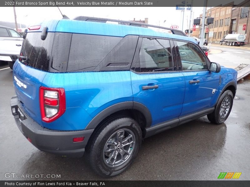 Velocity Blue Metallic / Medium Dark Slate 2022 Ford Bronco Sport Big Bend 4x4