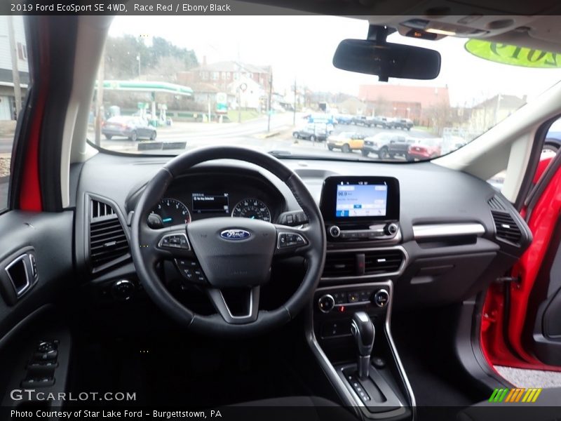 Race Red / Ebony Black 2019 Ford EcoSport SE 4WD