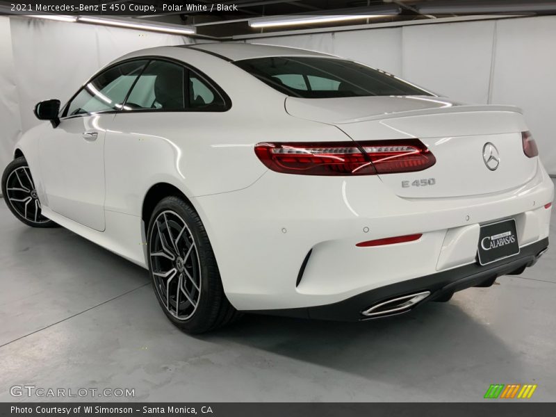 Polar White / Black 2021 Mercedes-Benz E 450 Coupe