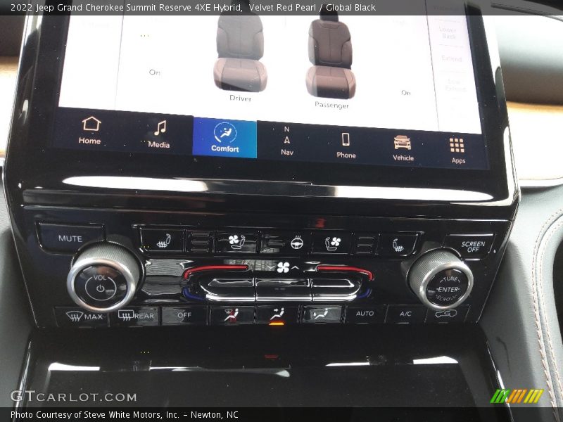 Velvet Red Pearl / Global Black 2022 Jeep Grand Cherokee Summit Reserve 4XE Hybrid