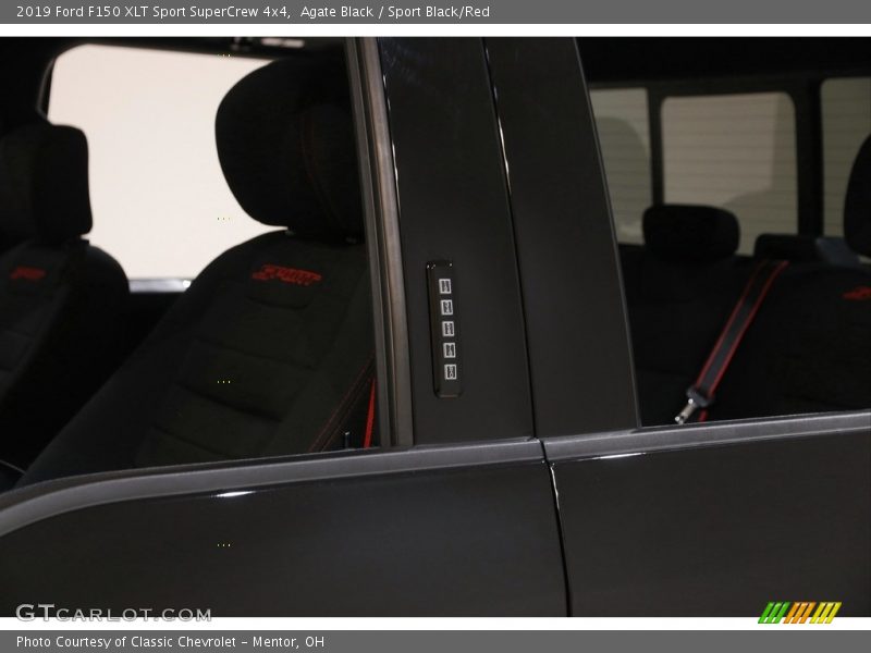 Agate Black / Sport Black/Red 2019 Ford F150 XLT Sport SuperCrew 4x4