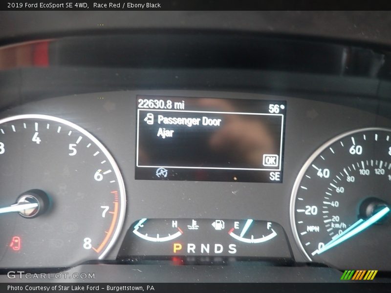 Race Red / Ebony Black 2019 Ford EcoSport SE 4WD