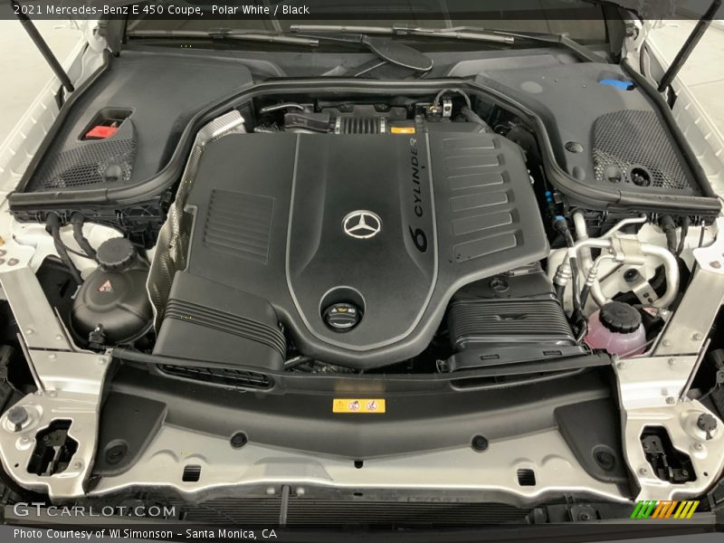 Polar White / Black 2021 Mercedes-Benz E 450 Coupe