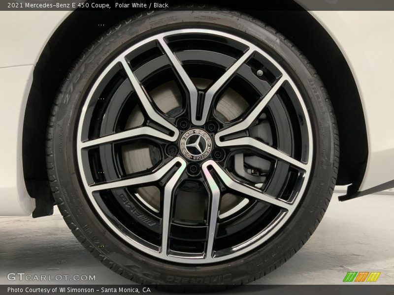 Polar White / Black 2021 Mercedes-Benz E 450 Coupe