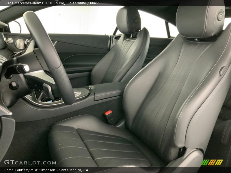 Polar White / Black 2021 Mercedes-Benz E 450 Coupe