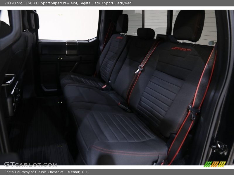 Agate Black / Sport Black/Red 2019 Ford F150 XLT Sport SuperCrew 4x4