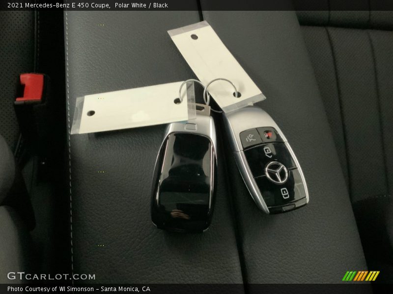 Polar White / Black 2021 Mercedes-Benz E 450 Coupe
