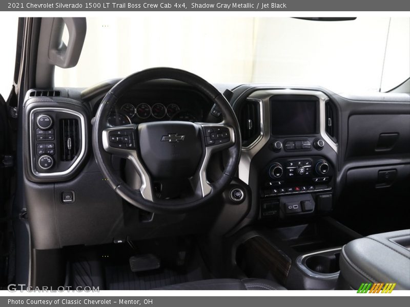 Shadow Gray Metallic / Jet Black 2021 Chevrolet Silverado 1500 LT Trail Boss Crew Cab 4x4