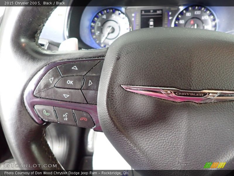 Black / Black 2015 Chrysler 200 S