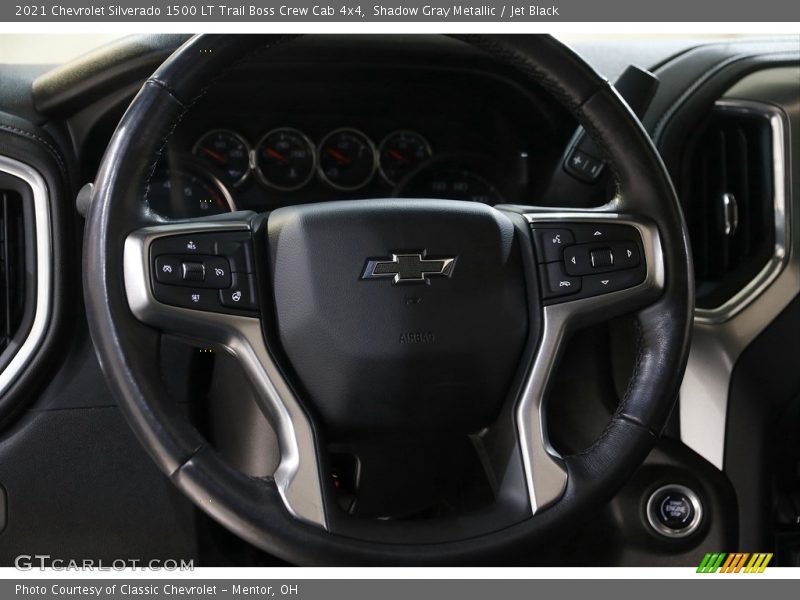 Shadow Gray Metallic / Jet Black 2021 Chevrolet Silverado 1500 LT Trail Boss Crew Cab 4x4