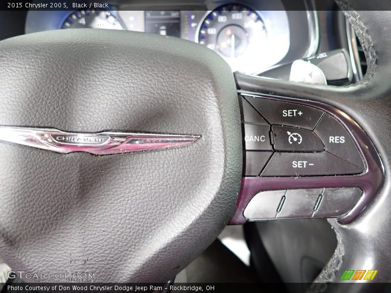 Black / Black 2015 Chrysler 200 S