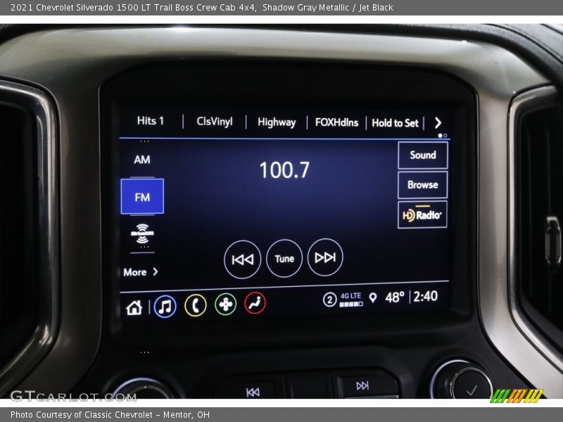 Shadow Gray Metallic / Jet Black 2021 Chevrolet Silverado 1500 LT Trail Boss Crew Cab 4x4