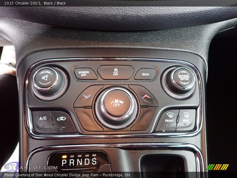 Black / Black 2015 Chrysler 200 S