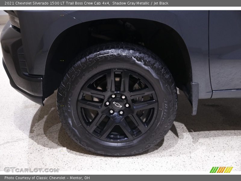 Shadow Gray Metallic / Jet Black 2021 Chevrolet Silverado 1500 LT Trail Boss Crew Cab 4x4