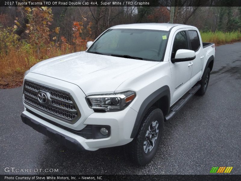 Super White / TRD Graphite 2017 Toyota Tacoma TRD Off Road Double Cab 4x4