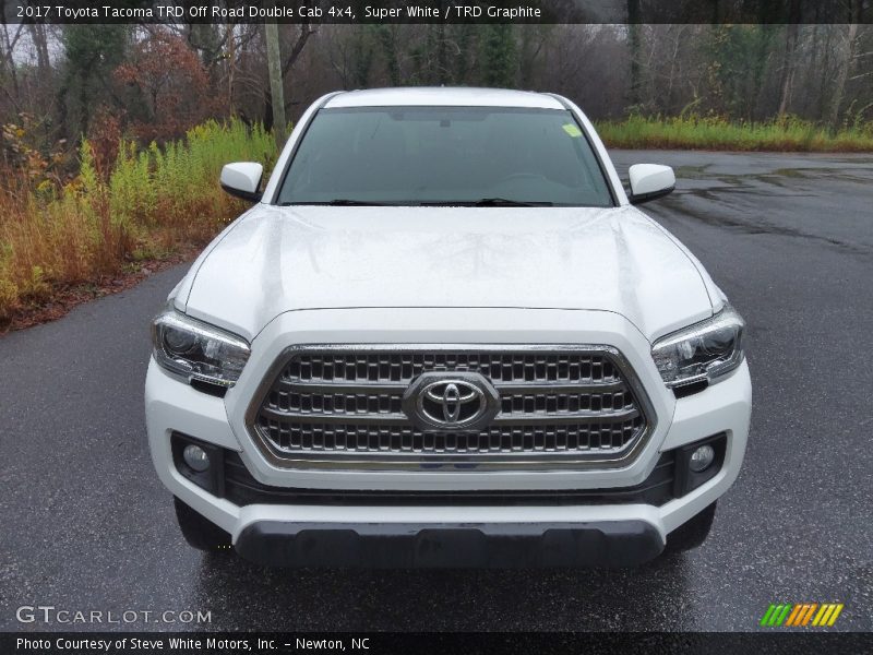 Super White / TRD Graphite 2017 Toyota Tacoma TRD Off Road Double Cab 4x4