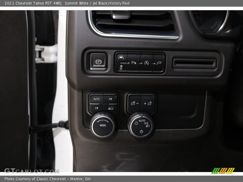 Summit White / Jet Black/Victory Red 2021 Chevrolet Tahoe RST 4WD