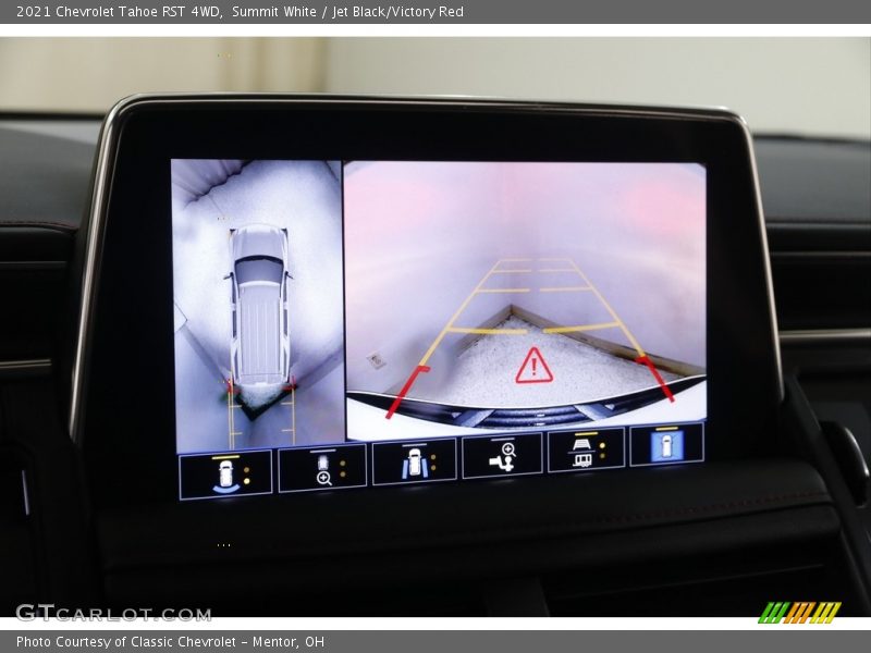 Summit White / Jet Black/Victory Red 2021 Chevrolet Tahoe RST 4WD