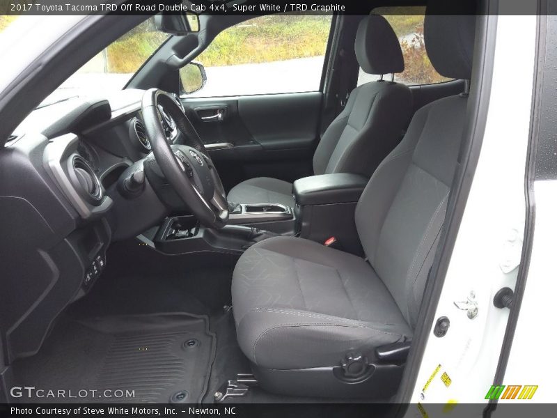 Super White / TRD Graphite 2017 Toyota Tacoma TRD Off Road Double Cab 4x4