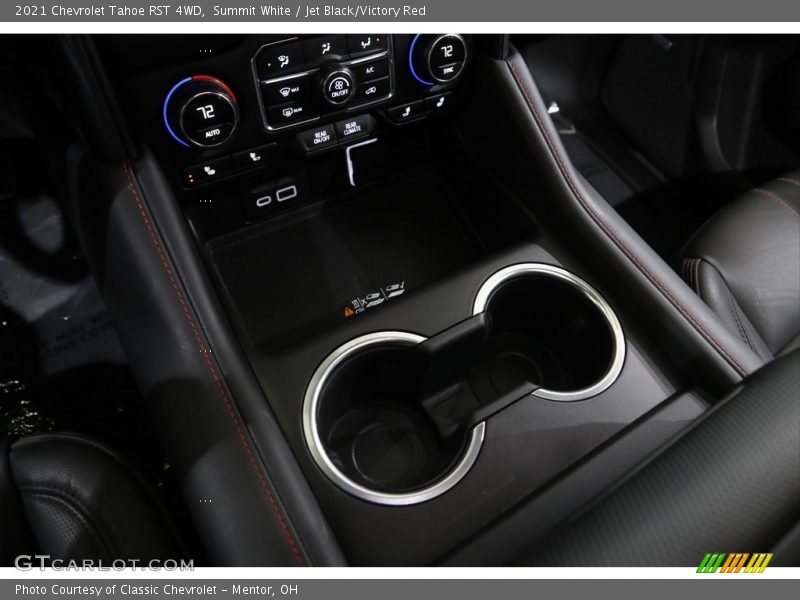 Summit White / Jet Black/Victory Red 2021 Chevrolet Tahoe RST 4WD