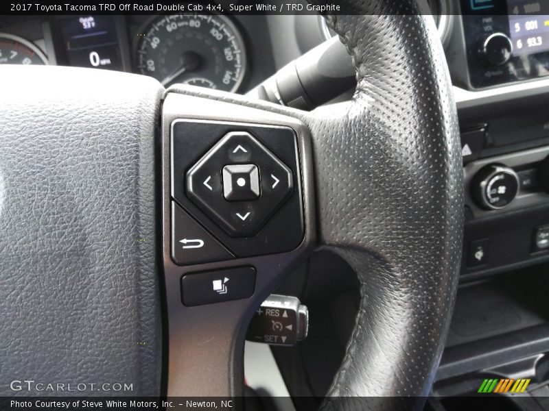 Super White / TRD Graphite 2017 Toyota Tacoma TRD Off Road Double Cab 4x4