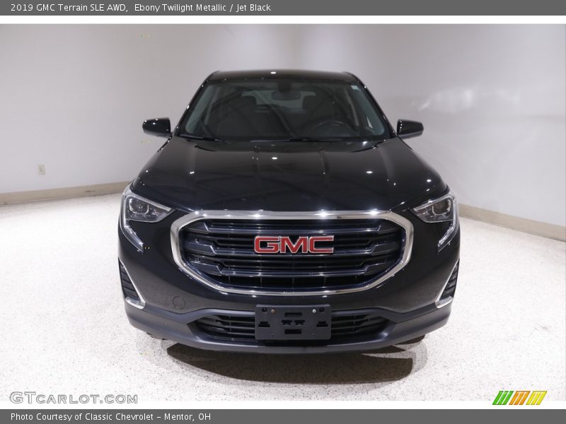 Ebony Twilight Metallic / Jet Black 2019 GMC Terrain SLE AWD