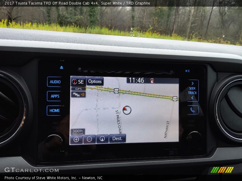 Super White / TRD Graphite 2017 Toyota Tacoma TRD Off Road Double Cab 4x4