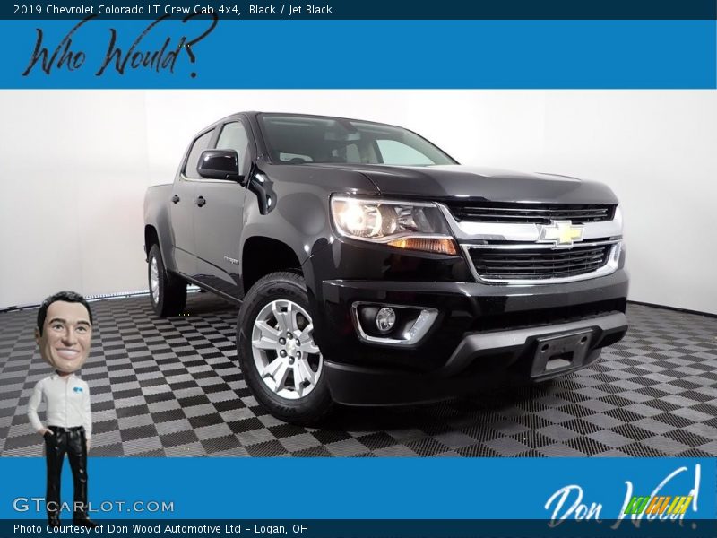 Black / Jet Black 2019 Chevrolet Colorado LT Crew Cab 4x4