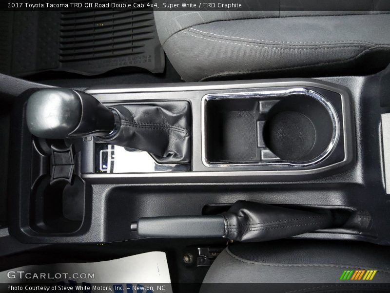 Super White / TRD Graphite 2017 Toyota Tacoma TRD Off Road Double Cab 4x4