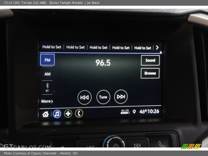 Ebony Twilight Metallic / Jet Black 2019 GMC Terrain SLE AWD