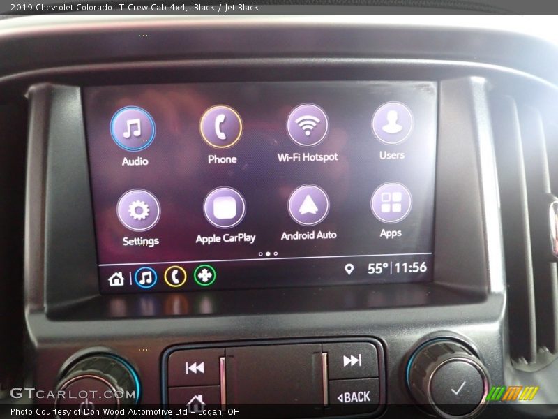 Black / Jet Black 2019 Chevrolet Colorado LT Crew Cab 4x4