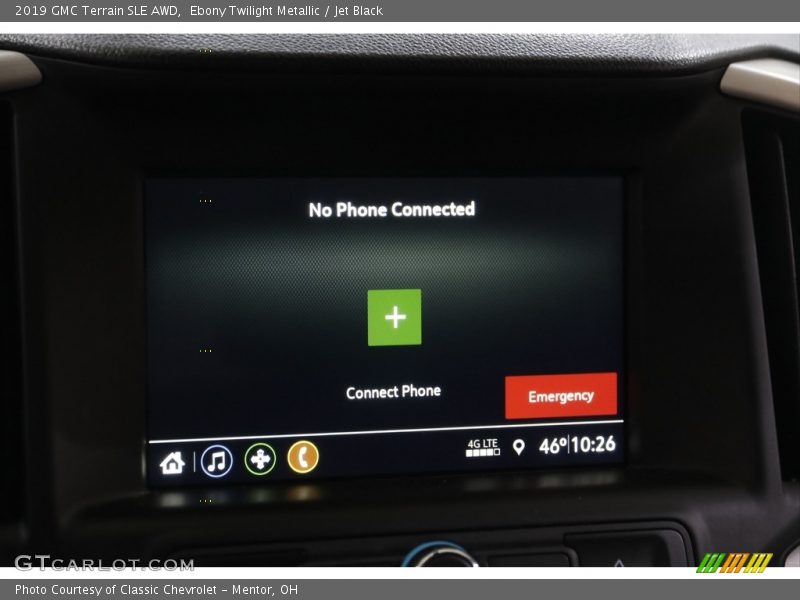 Ebony Twilight Metallic / Jet Black 2019 GMC Terrain SLE AWD