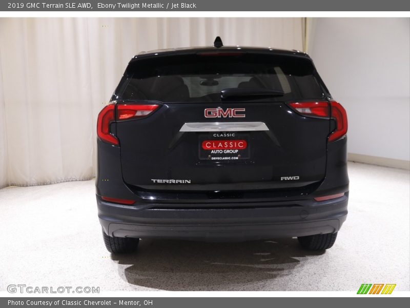 Ebony Twilight Metallic / Jet Black 2019 GMC Terrain SLE AWD
