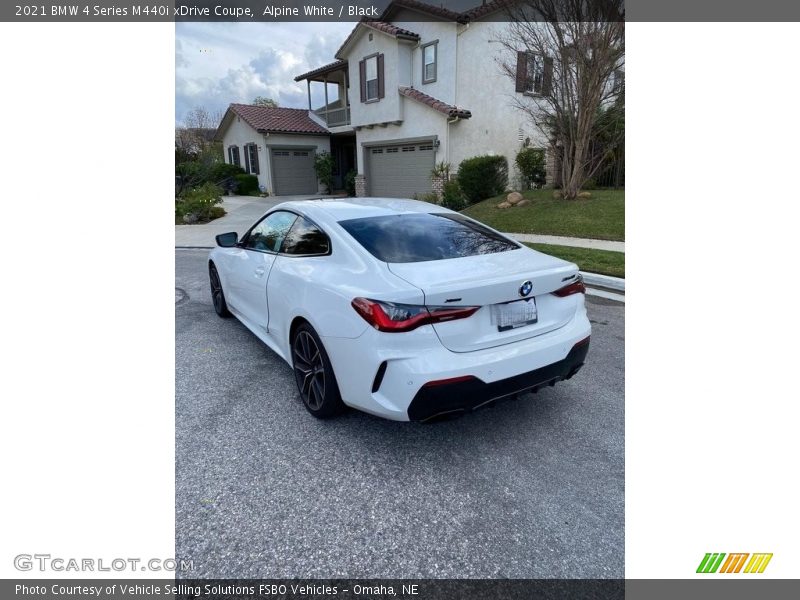 Alpine White / Black 2021 BMW 4 Series M440i xDrive Coupe