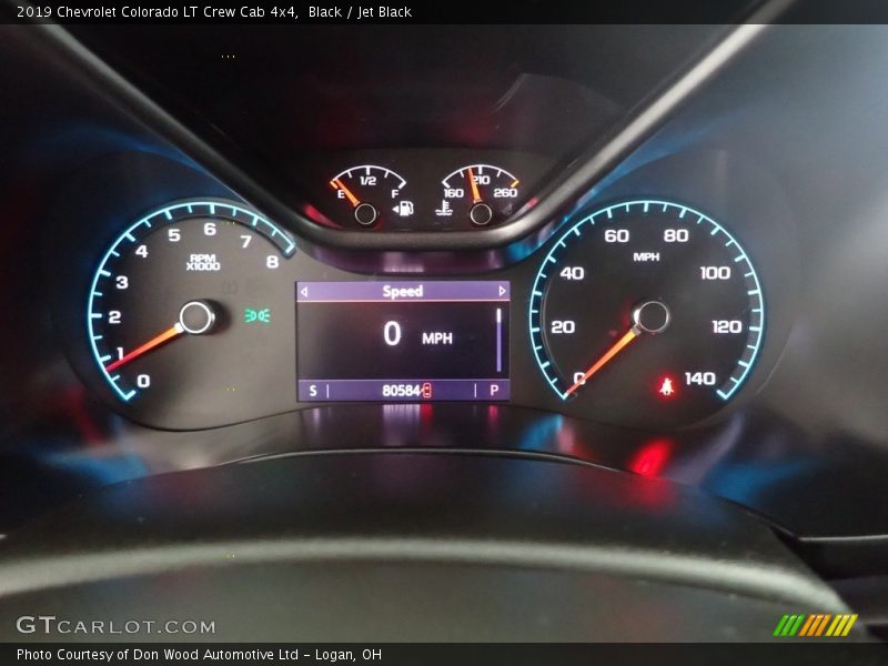 Black / Jet Black 2019 Chevrolet Colorado LT Crew Cab 4x4