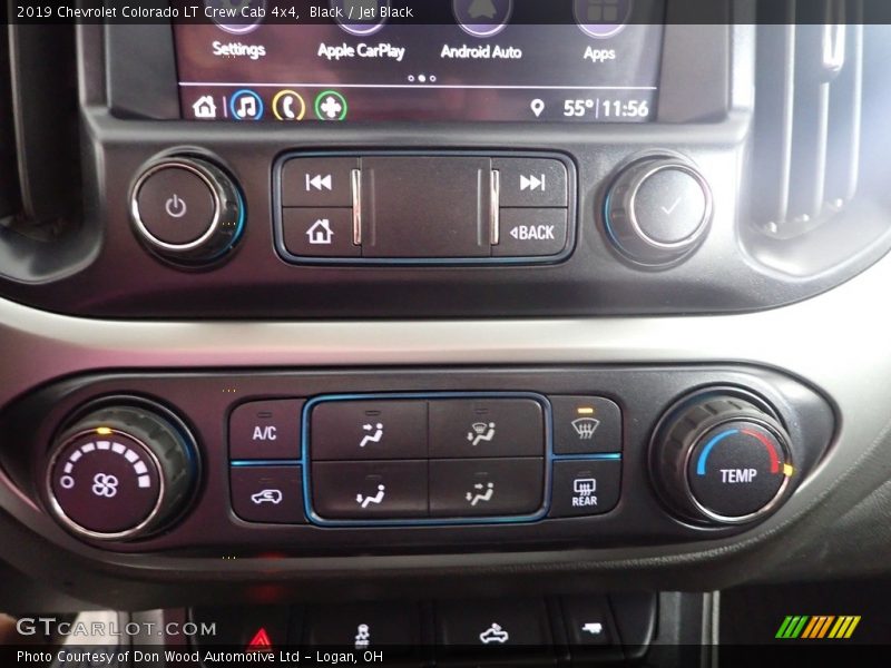 Black / Jet Black 2019 Chevrolet Colorado LT Crew Cab 4x4