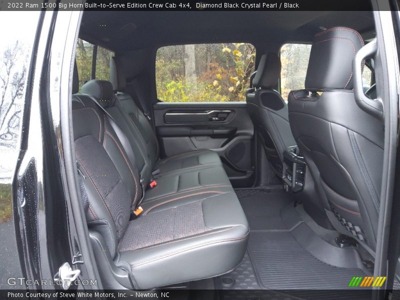 Rear Seat of 2022 1500 Big Horn Built-to-Serve Edition Crew Cab 4x4