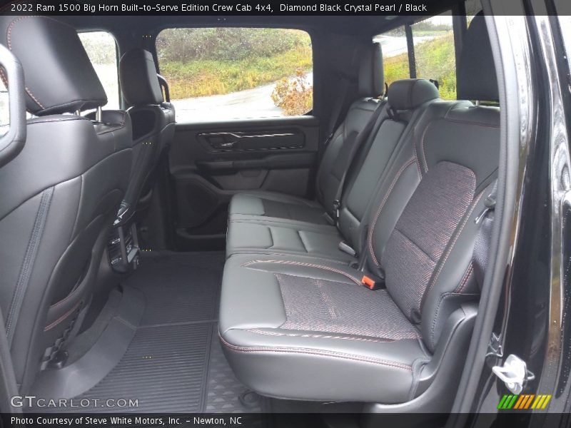 Rear Seat of 2022 1500 Big Horn Built-to-Serve Edition Crew Cab 4x4
