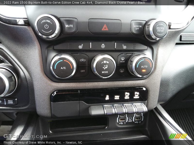 Controls of 2022 1500 Big Horn Built-to-Serve Edition Crew Cab 4x4