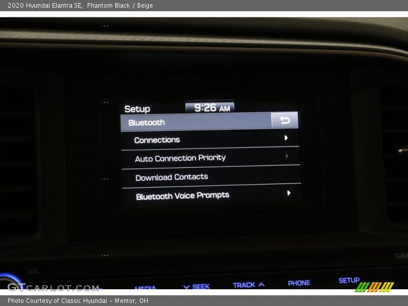 Phantom Black / Beige 2020 Hyundai Elantra SE