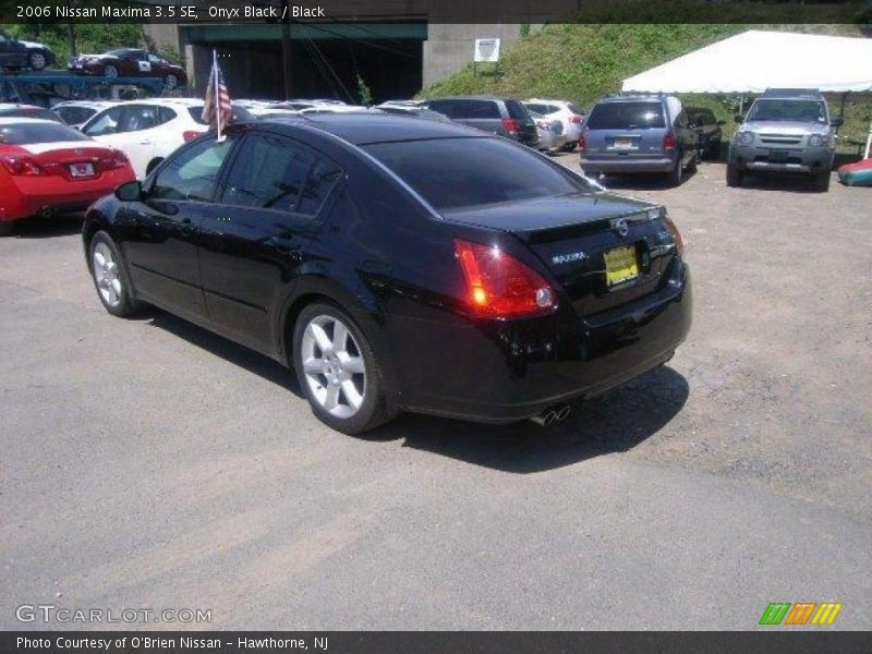 Onyx Black / Black 2006 Nissan Maxima 3.5 SE