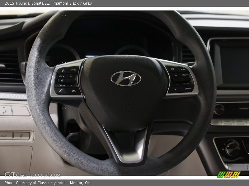 Phantom Black / Gray 2019 Hyundai Sonata SE