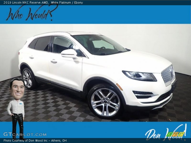 White Platinum / Ebony 2019 Lincoln MKC Reserve AWD