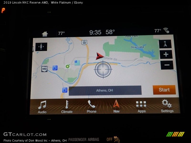 White Platinum / Ebony 2019 Lincoln MKC Reserve AWD
