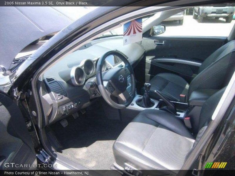 Onyx Black / Black 2006 Nissan Maxima 3.5 SE