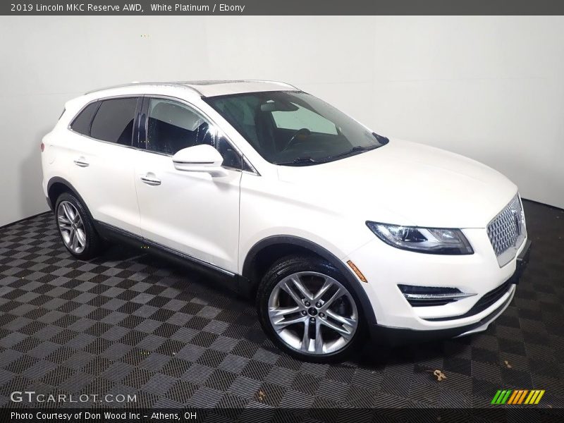 White Platinum / Ebony 2019 Lincoln MKC Reserve AWD