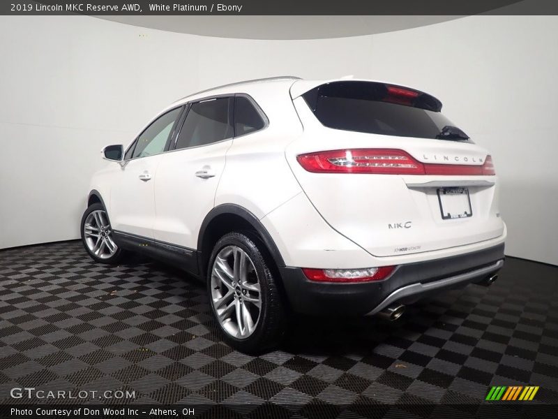 White Platinum / Ebony 2019 Lincoln MKC Reserve AWD