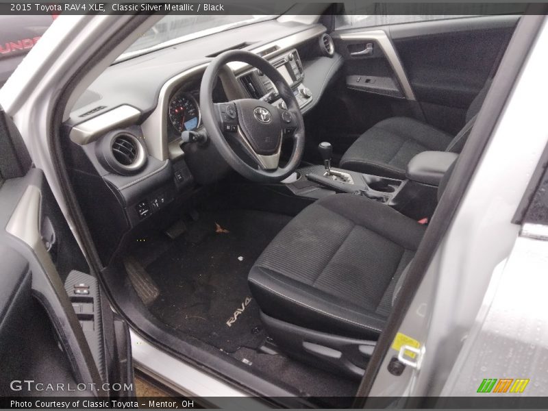 Classic Silver Metallic / Black 2015 Toyota RAV4 XLE