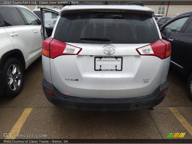 Classic Silver Metallic / Black 2015 Toyota RAV4 XLE