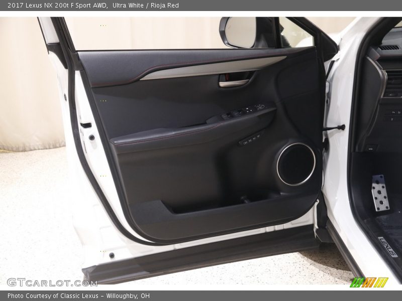 Ultra White / Rioja Red 2017 Lexus NX 200t F Sport AWD